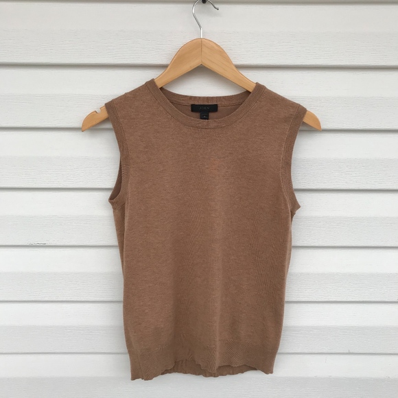 J. Crew Tops - J. Crew Jackie Shell Top in Camel